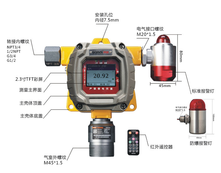 可燃气体在线检测仪